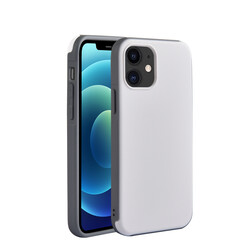 Apple iPhone 12 Mini Case ​​​​​Wiwu Sand Stone Cover White
