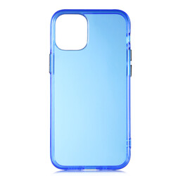 Apple iPhone 12 Mini Case Zore Bistro Cover Blue