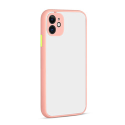 Apple iPhone 12 Mini Case Zore Hux Cover Pink