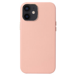 Apple iPhone 12 Mini Case Zore Leathersafe Wireless Cover Pink