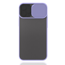 Apple iPhone 12 Mini Case Zore Lensi Cover Lila