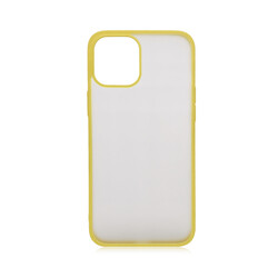 Apple iPhone 12 Mini Case Zore Mess Cover Yellow