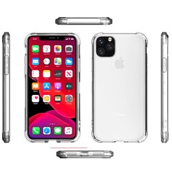 Apple iPhone 12 Mini Case Zore Nitro Anti Shock Silicon Colorless