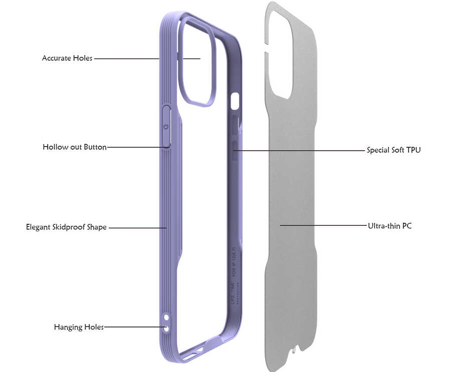 Apple iPhone 12 Mini Case Zore Parfe Cover - 4