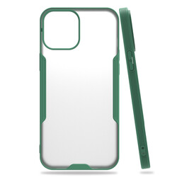 Apple iPhone 12 Mini Case Zore Parfe Cover Dark Green