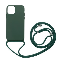 Apple iPhone 12 Mini Case Zore Ropi Cover Dark Green