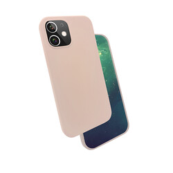 Apple iPhone 12 Mini Case Zore Silk Silicon Pink