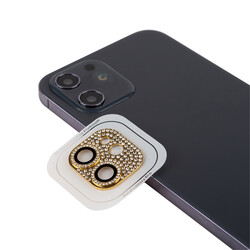 Apple iPhone 12 Mini CL-08 Camera Lens Protector Gold