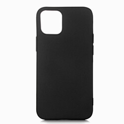 Apple iPhone 12 Mini Kılıf Zore Premier Silikon Kapak Siyah