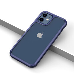 Apple iPhone 12 Mini Kılıf Zore Roll Kapak Mavi