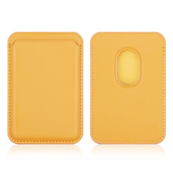 Apple iPhone 12 Mini Zore Cardsafe Card Holder Yellow