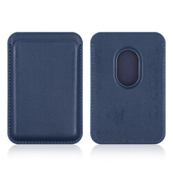 Apple iPhone 12 Mini Zore Cardsafe Card Holder Navy blue