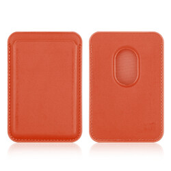 Apple iPhone 12 Mini Zore Cardsafe Card Holder Orange