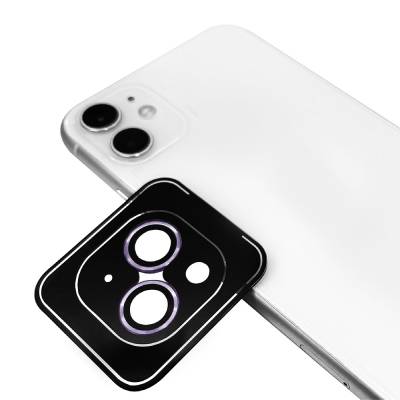 Apple iPhone 12 Mini Zore CL-09 Kamera Lens Koruyucu Mor