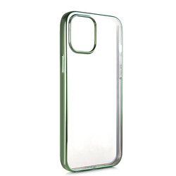 Apple iPhone 12 Benks Magic Glitz Ultra-Thin Transparent Protective Soft Cover Green