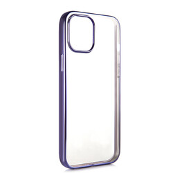 Apple iPhone 12 Benks Magic Glitz Ultra-Thin Transparent Protective Soft Cover Purple