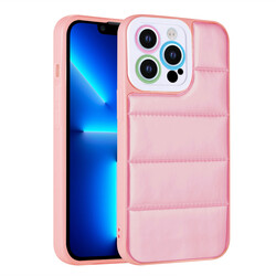 Apple iPhone 12 Pro Case Camera Protected Colorful Zore Hopscotch Cover with Airbag Pink