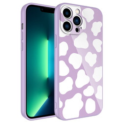 Apple iPhone 12 Pro Case Camera Protected Patterned Hard Silicone Zore Epoksi Cover NO6
