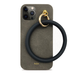 Apple iPhone 12 Pro Case Kajsa Splendid Series Morandi Ring Cover Grey