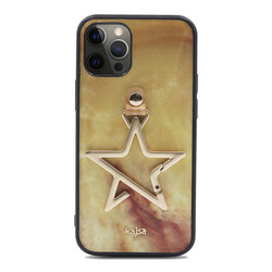 Apple iPhone 12 Pro Case Kajsa Starry Series Marble Cover NO2