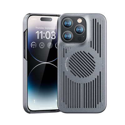 Apple iPhone 12 Pro Case M-safe Charging Feature Cooler Benks Biliz Cover Grey