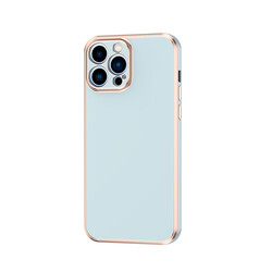 Apple iPhone 12 Pro Case Zore Bark Cover Light Blue