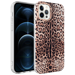 Apple iPhone 12 Pro Case Zore Bella Cover Leopar