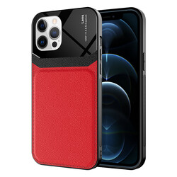 Apple iPhone 12 Pro Case ​Zore Emiks Cover Red