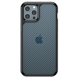 Apple iPhone 12 Pro Case Zore İnoks Cover Black