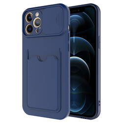 Apple iPhone 12 Pro Case ​Zore Kartix Cover Navy blue