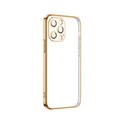 Apple iPhone 12 Pro Case Zore Krep Cover Gold