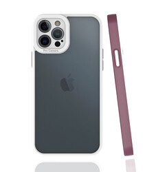 Apple iPhone 12 Pro Case Zore Mima Cover Plum