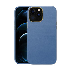 Apple iPhone 12 Pro Case Zore Natura Cover Navy blue