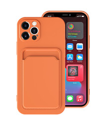Apple iPhone 12 Pro Case ​​Zore Ofix Cover Orange