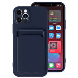 Apple iPhone 12 Pro Case ​​Zore Ofix Cover Navy blue