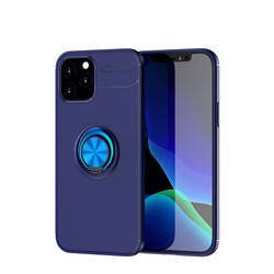 Apple iPhone 12 Pro Case Zore Ravel Silicon Cover Blue