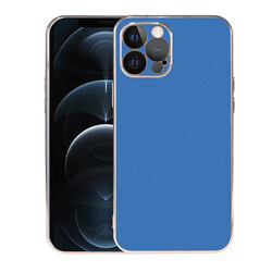 Apple iPhone 12 Pro Case Zore Viyana Cover Saks Blue