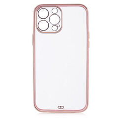 Apple iPhone 12 Pro Case Zore Voit Clear Cover Pink