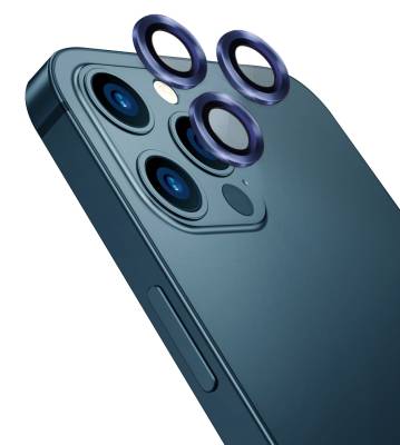 Apple iPhone 12 Pro Go Des CL-10 Camera Lens Protector Navy blue