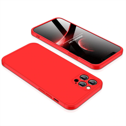 Apple iPhone 12 Pro Kılıf Zore Ays Kapak Kırmızı