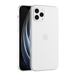 Apple iPhone 12 Pro Kılıf Zore Blok Kapak Renksiz