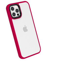 Apple iPhone 12 Pro Kılıf ​​Zore Cann Kapak Kırmızı
