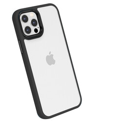 Apple iPhone 12 Pro Kılıf ​​Zore Cann Kapak Siyah