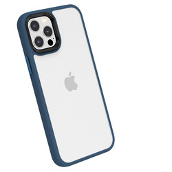 Apple iPhone 12 Pro Kılıf ​​Zore Cann Kapak Mavi