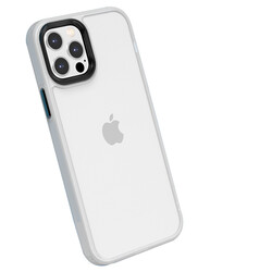 Apple iPhone 12 Pro Kılıf ​​Zore Cann Kapak Beyaz