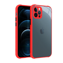 Apple iPhone 12 Pro Kılıf ​​Zore Kaff Kapak Kırmızı