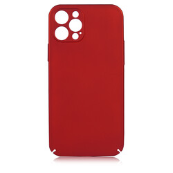 Apple iPhone 12 Pro Kılıf Zore Kapp Kapak Kırmızı