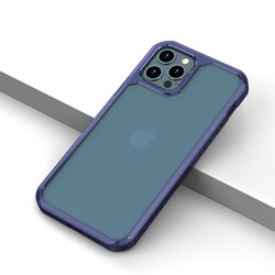 Apple iPhone 12 Pro Kılıf Zore Roll Kapak Mavi