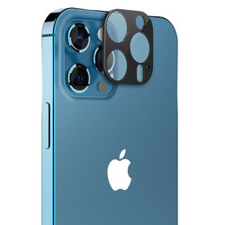 Apple iPhone 12 Pro Max Araree C-Subcore Temperli Kamera Koruyucu Siyah