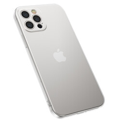 Apple iPhone 12 Pro Max Benks Matte Electroplated TPU Kapak Renksiz